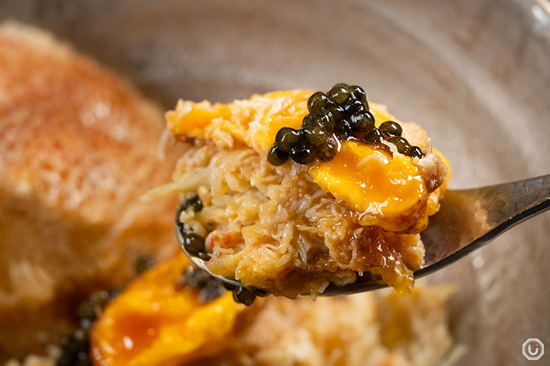 Deep-fried Hair Crab Shell at Tempura Ginza Onodera