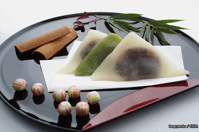 Wagashi sweets in Kyoto