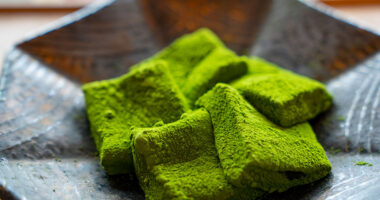 Matcha sweets in Kyoto