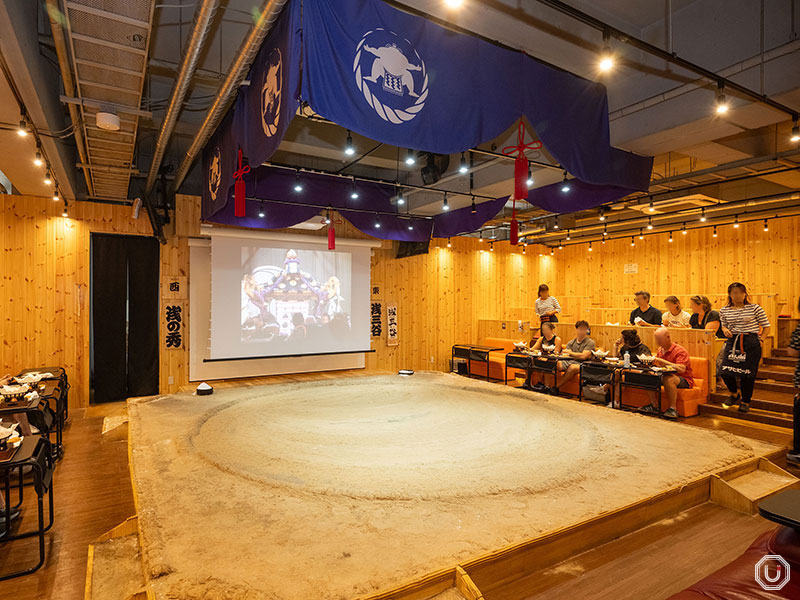 Sumo ring at Asakusa Sumo Club