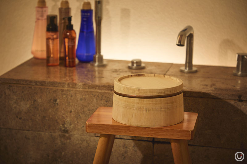 a private bathing room at TSUKI Tokyo