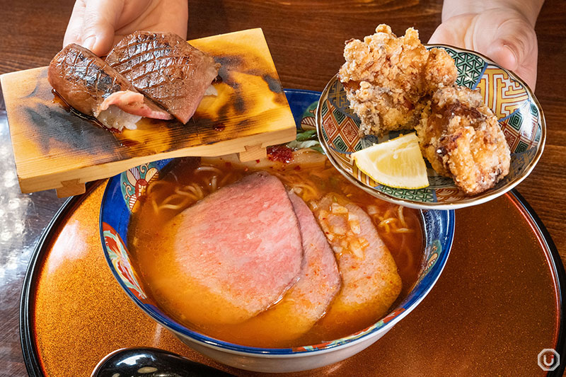 SPECIAL SET（SPICY RED）at HALAL WAGYU RAMEN SHINJUKU-TEI