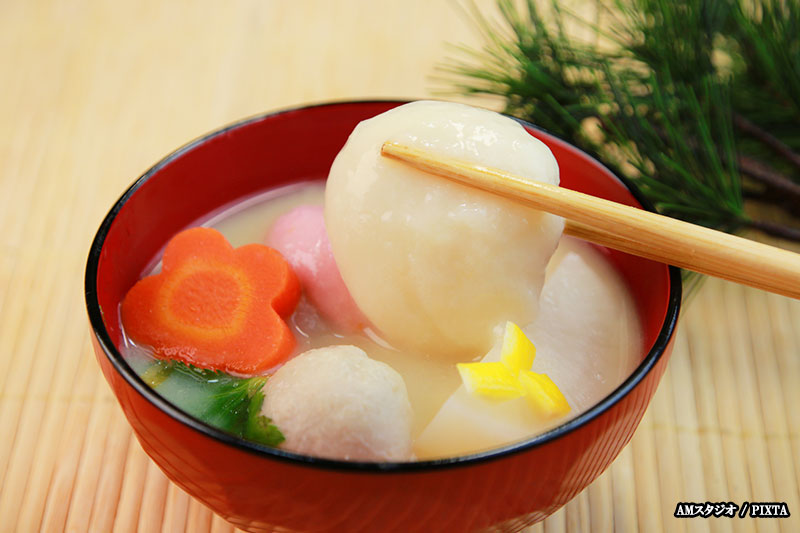 Kansai-style ozoni soup