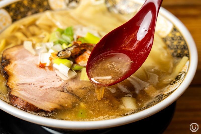 『すごい煮干しラーメン』のスープ