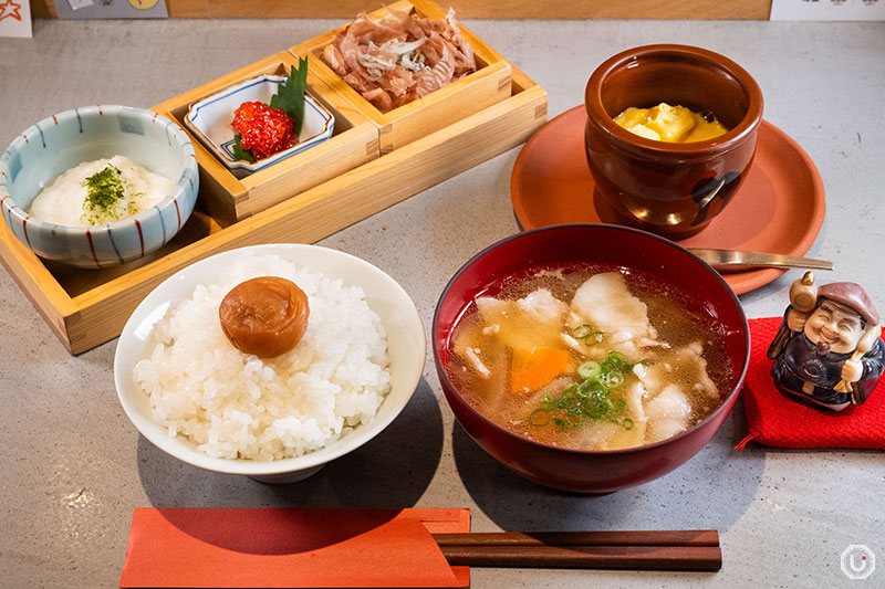 浅草の梅と星の定食