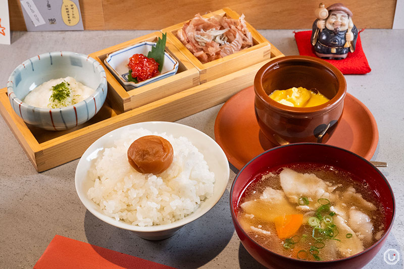 浅草の梅と星のおともみくじ定食