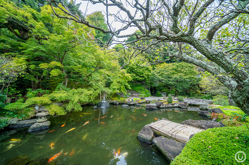 Japanese garden at Hase Temple