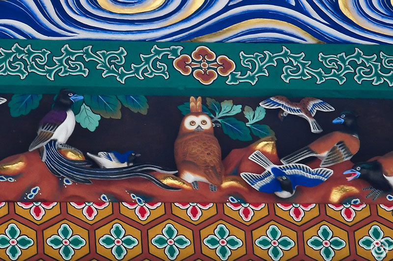 Hokushin no Fukuro, the North Star owl at Chichibu Shrine