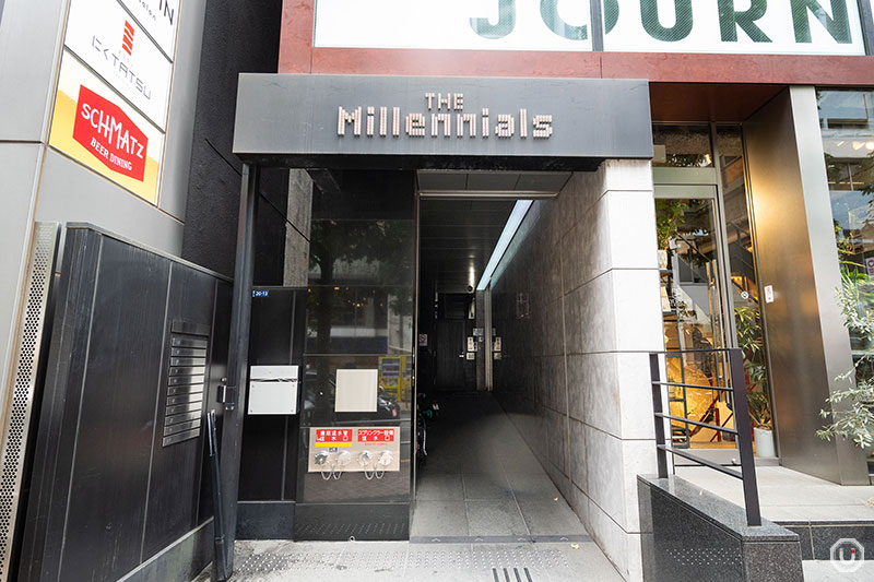 The Millennials Shibuya entrance