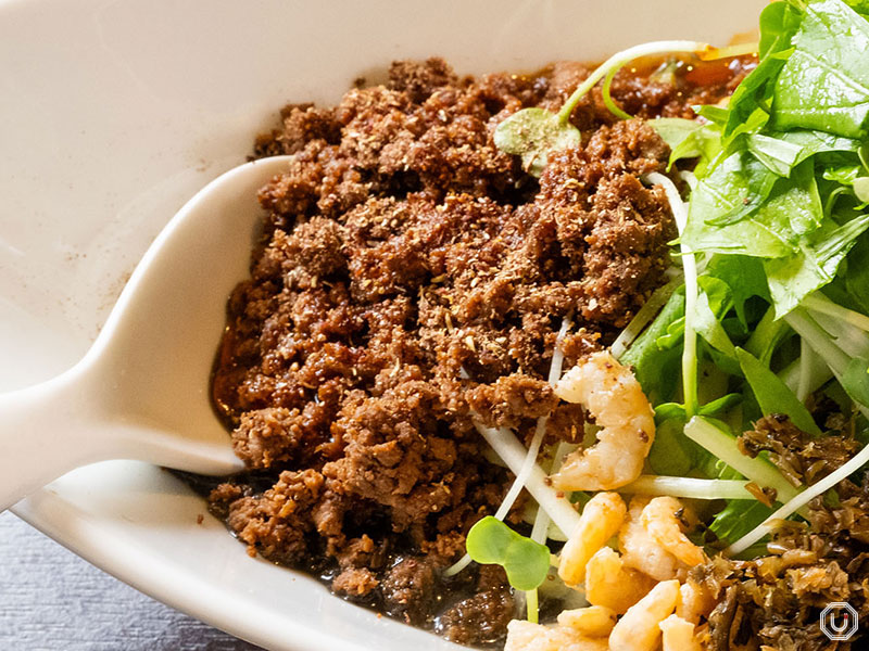 Szechuan dish of noodles with Black Sesame without Soup at Shisen Tantanmen Aun in Yushima