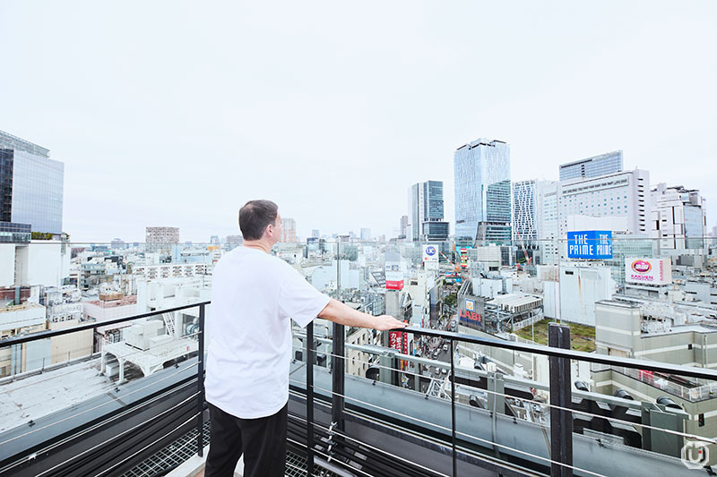 view from Gallery 11 terrace at Hotel Indigo Tokyo Shibuya