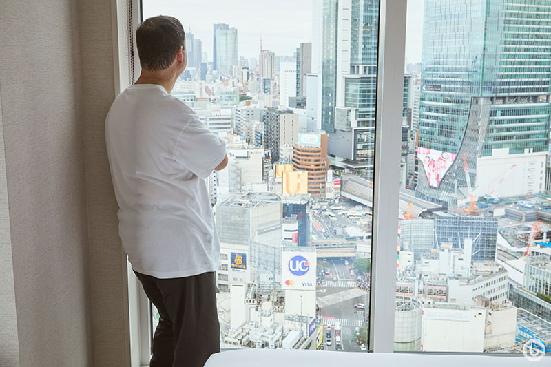 city view from a guest room