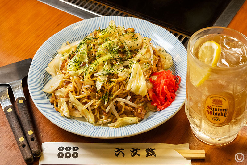 Sakura Shrimp Yakisoba at Rokumonsen Honten in Asakusa