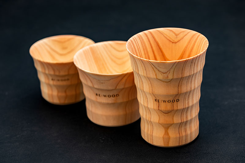 wooden tumblers