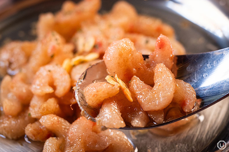 Vegan shrimp at NEO Shinjuku ATSUSHI