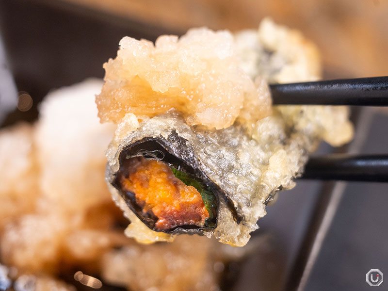 Uni tempura at UNIHOLIC in Roppongi