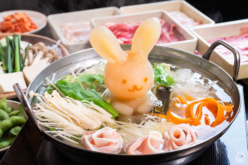 Kawaii bunny Shabu-shabu Honpo Shinjuku Usagiya