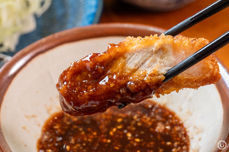 black pork tonkatsu at Tonkyu Ueno