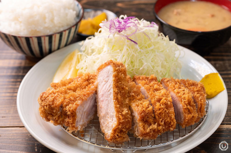 SPF HAYASHI Pork tonkatsu at Tonkatsu Aoki Asakusabashi