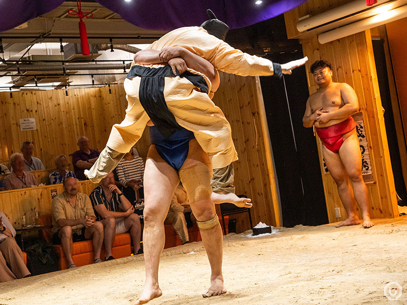 Sumo wrestling and food at Asakusa Sumo Club