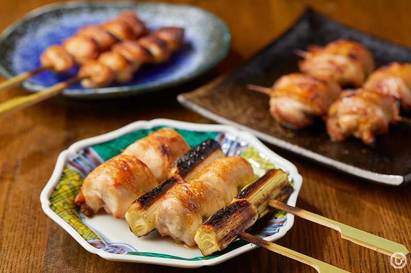 negima yakitori at Yakitori Moe in Roppongi