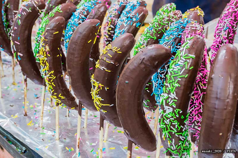 chocobanana at at a Japanese summer festival