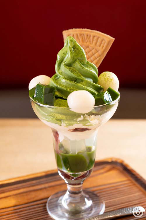 Matcha Parfait at Kyo Hayashiya