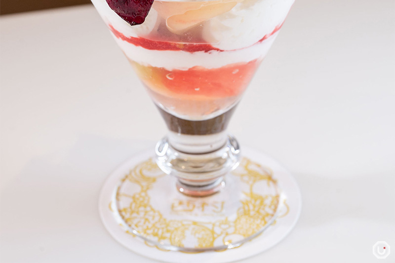 Fruit Parfait base at Shibuya Nishimura Fruits Parlor