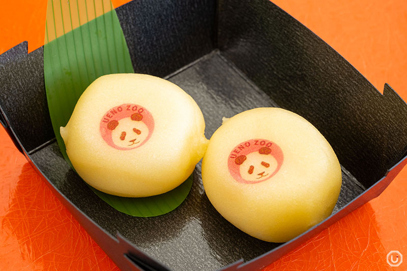 Giant panda dumplings at Ueno Zoo