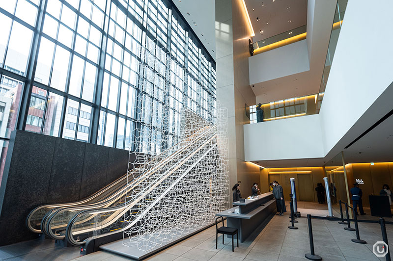 Lobby on the third floor of the Artizon Museum in Ginza
