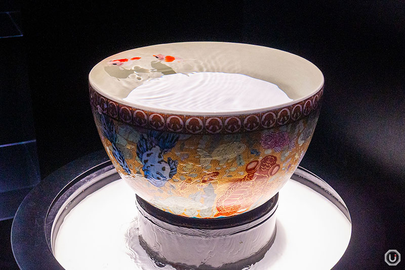 Kutani Goldfish Evaluation at ART AQUARIUM museum GINZA