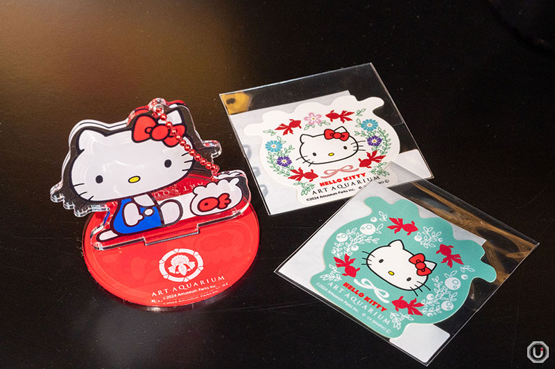 Hello Kitty goods at ART AQUARIUM museum GINZA