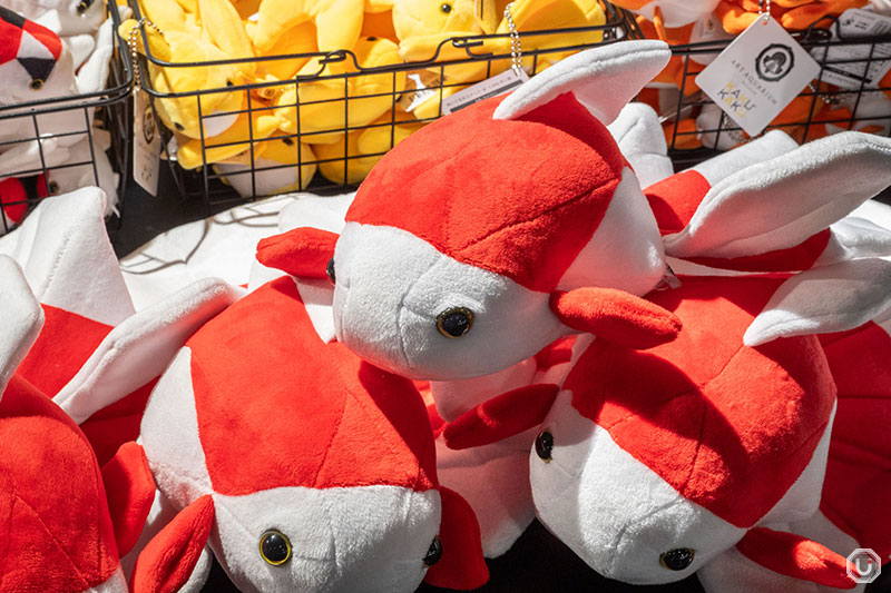 goldfish plush toy at ART AQUARIUM museum GINZA