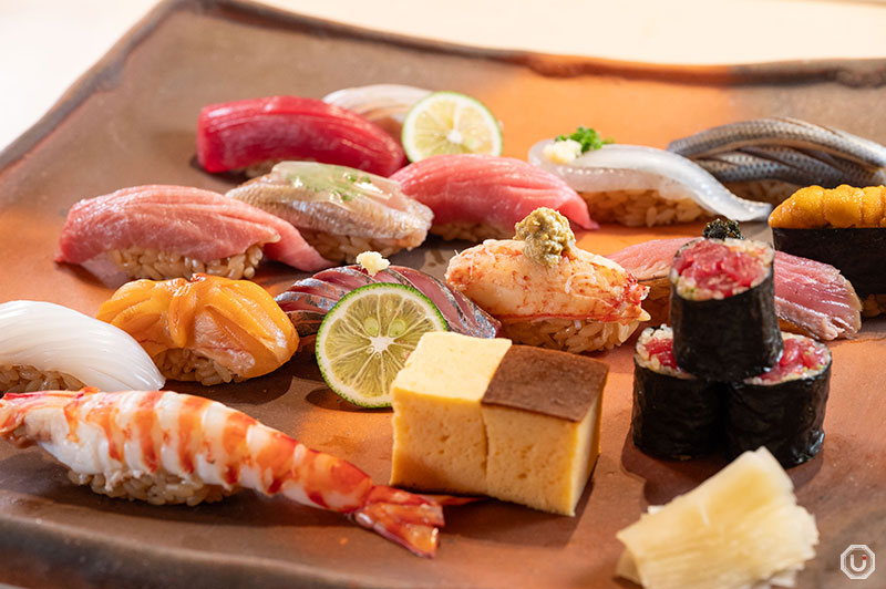omakase nigiri course at Sushi Ginza Onodera SOUHONTEN