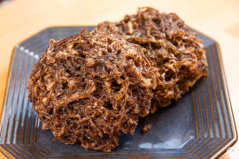 Okinawa tempura at Ginza Washita Shop