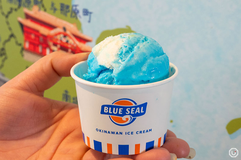Blue Seal ice cream at Ginza Washita Shop