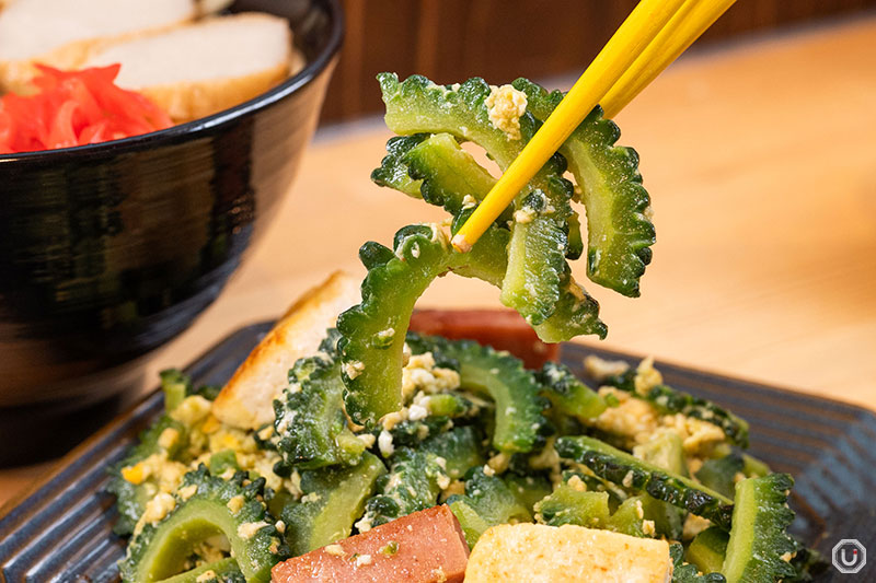 Goya chanpuru at Ginza Washita Shop