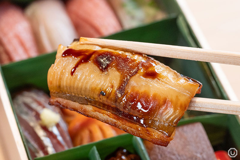 Simmered anago from the Omakase Nigiri 10 Pieces