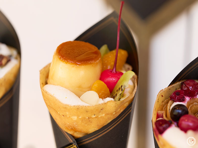 PARLA銀座のプリンアラモード