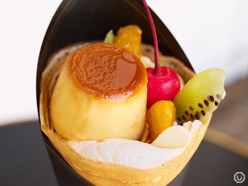 PARLA銀座のプリンアラモード