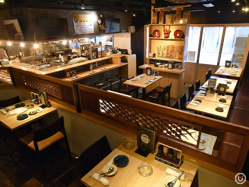 Interior of Choi Oden Shinjuku Honten