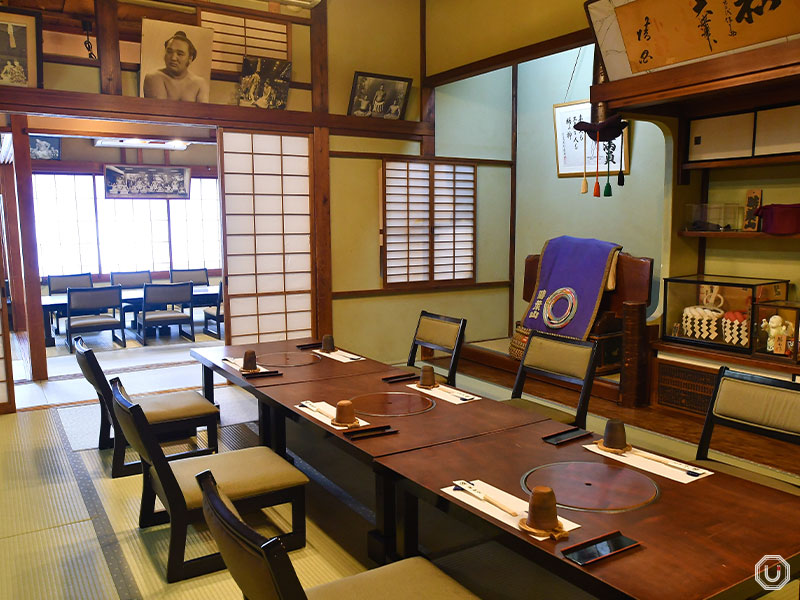 Interior of Ryotei Tokibayama