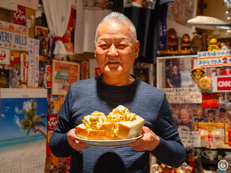 Owner of Kissa American in Ginza, Makoto Haraguchi