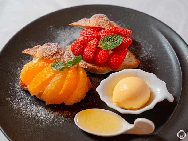 Croissant Fruit Sandwich
