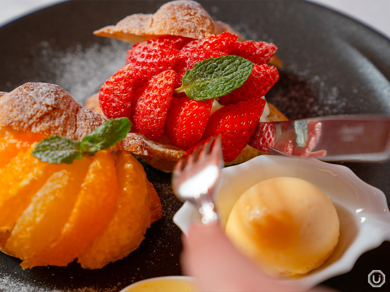 Croissant Fruit Sandwich