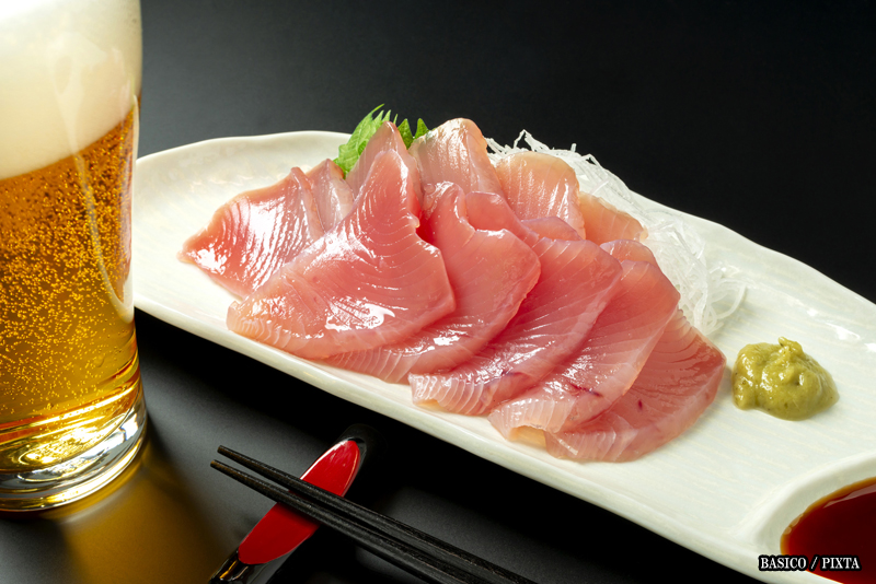 mebachi-maguro sashimi