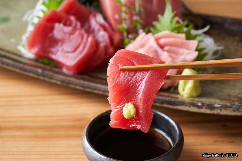 bluefin tuna sashimi