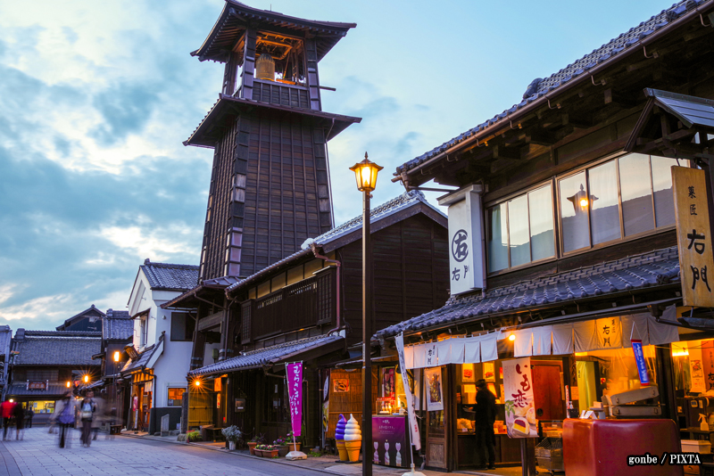 Toki no Kane bell tower in Kawagoe