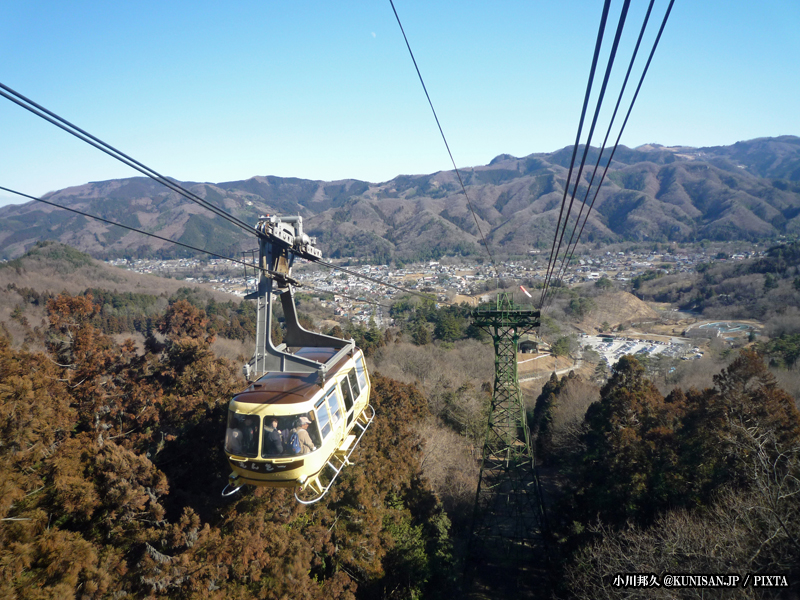 Hodosan Ropeway on Mount Hodo in Chichibu