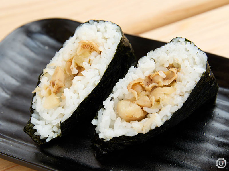 Scallop Apple Butter onigiri at Expo 2025 in Osaka